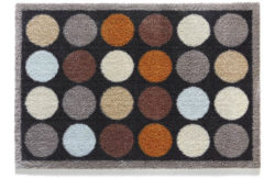Muddle Mat Doormat - 75x50cm - Multicoloured Spot.